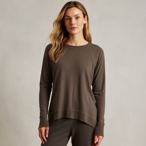 LUNYA Gray Long Sleeve Sweatshirt T Shirt Tee Top     Women's Size Medium